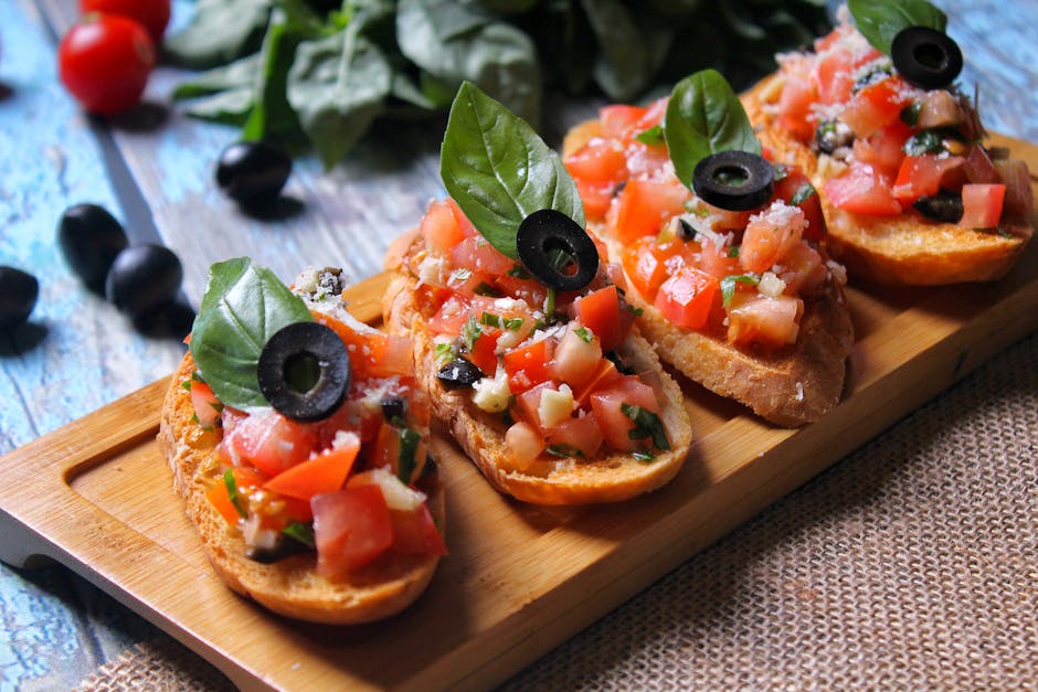 Bruschetta czosnkowe skropione oliwą extra vergine z oliwek